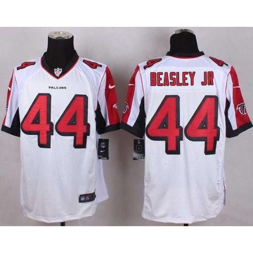 Falcons #44 Vic Beasley Jr White Men's Stitched NFL Elite Jersey
