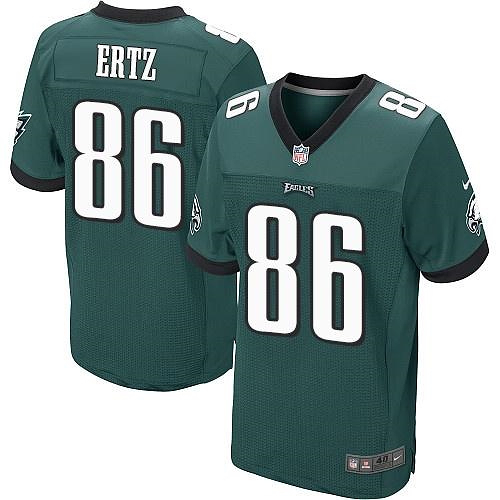 Eagles #86 Zach Ertz Midnight Green Team Color Men's Stitched NFL Elite Jersey