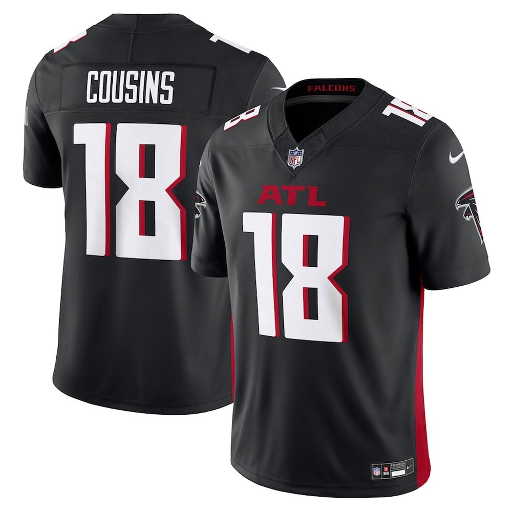 Men's Atlanta Falcons Kirk CousinsBlack Vapor F.U.S.E. Limited Jersey