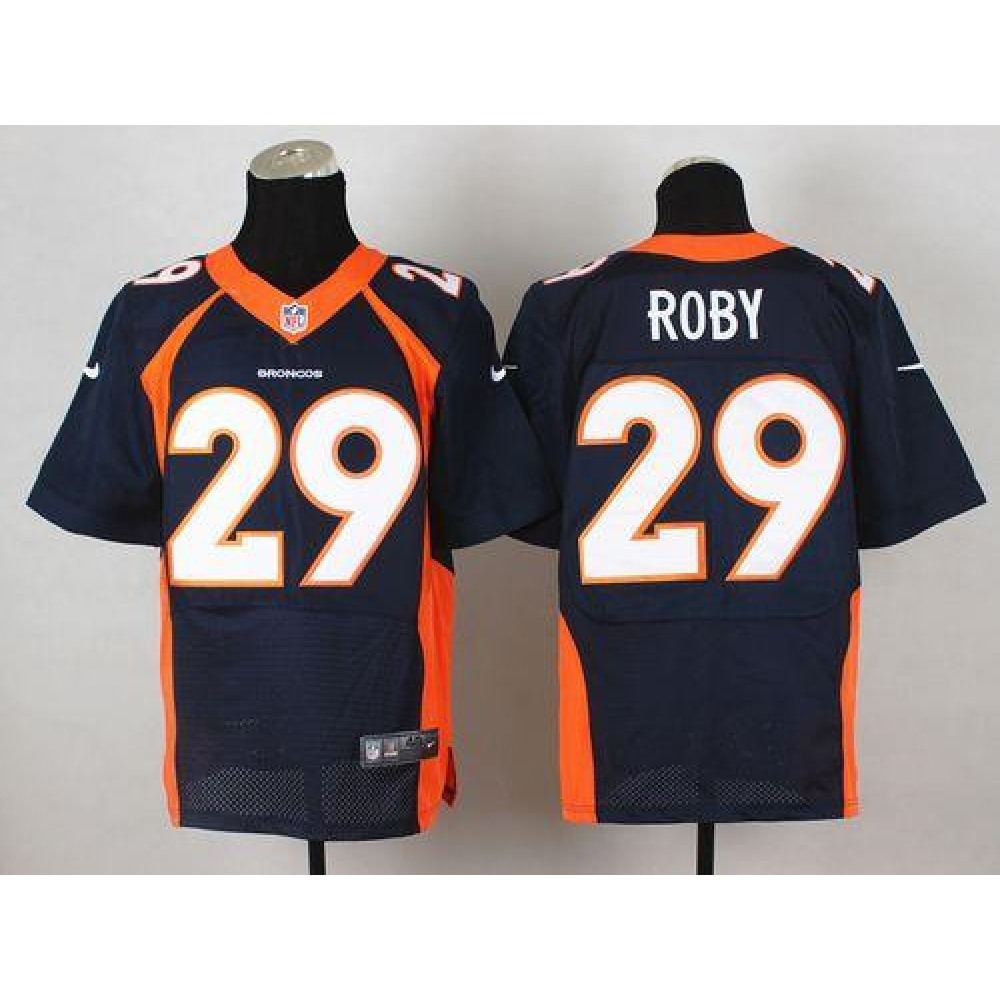 Broncos #29 Bradley Roby Navy Blue Alternate Men's Stitched NFL New Elite Jersey