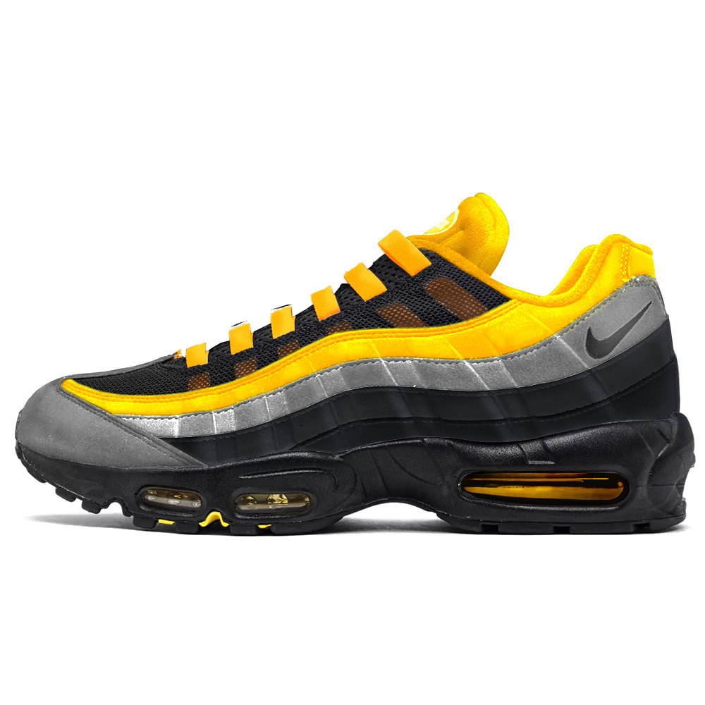 🔥Combo Sale - Pittsburgh Steelers T.J. Watt Nike Black Game Jersey & Air Max 95 Team Color Sneakers