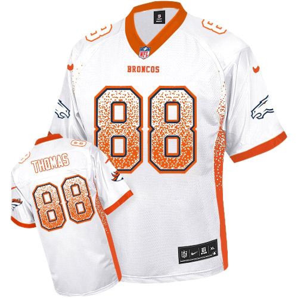 Broncos #88 Demaryius Thomas White Youth Stitched NFL Elite Drift Fashion Jersey