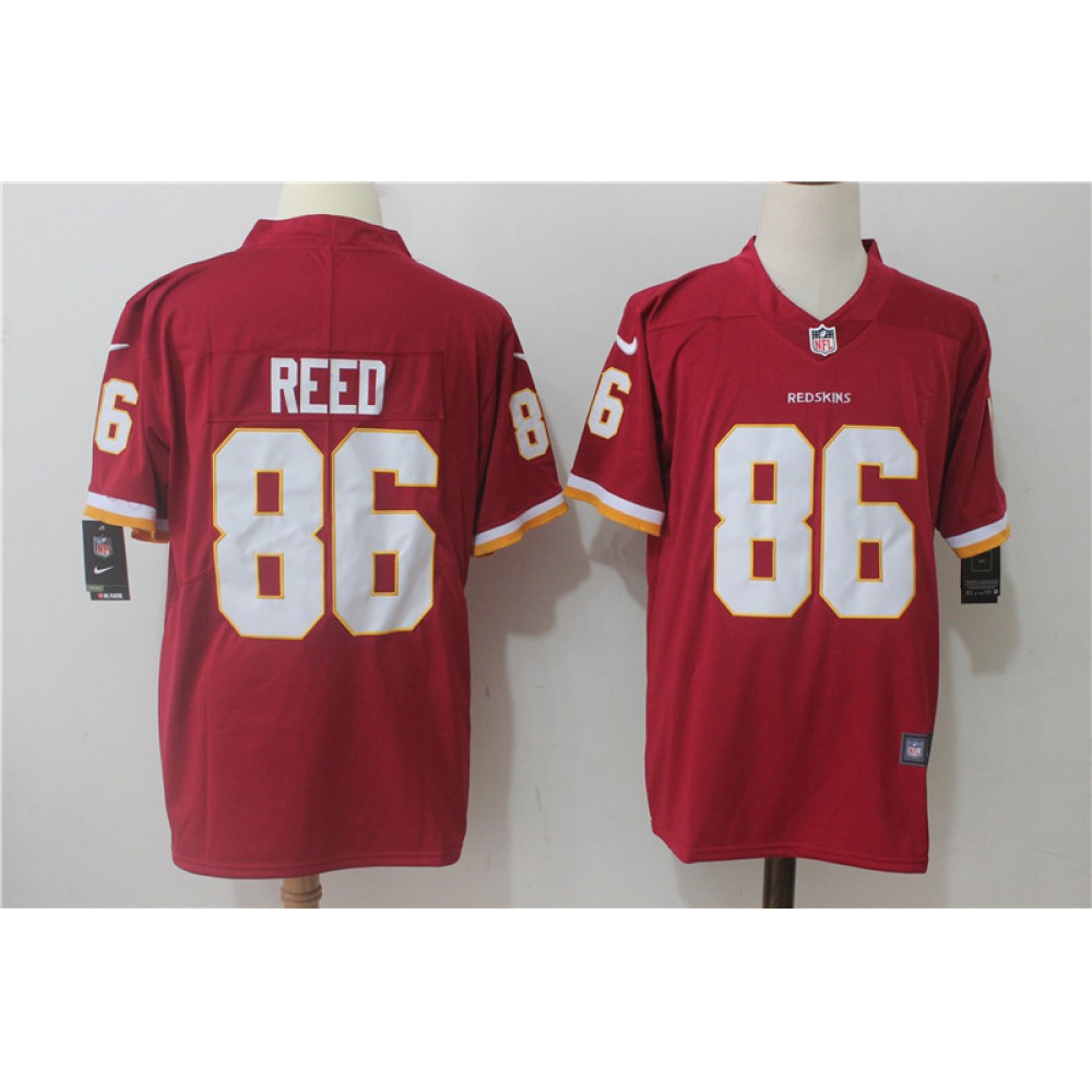 Men'sWashington Redskins #86 Jordan Reed Red Stitched NFL Vapor Untouchable Limited Jersey
