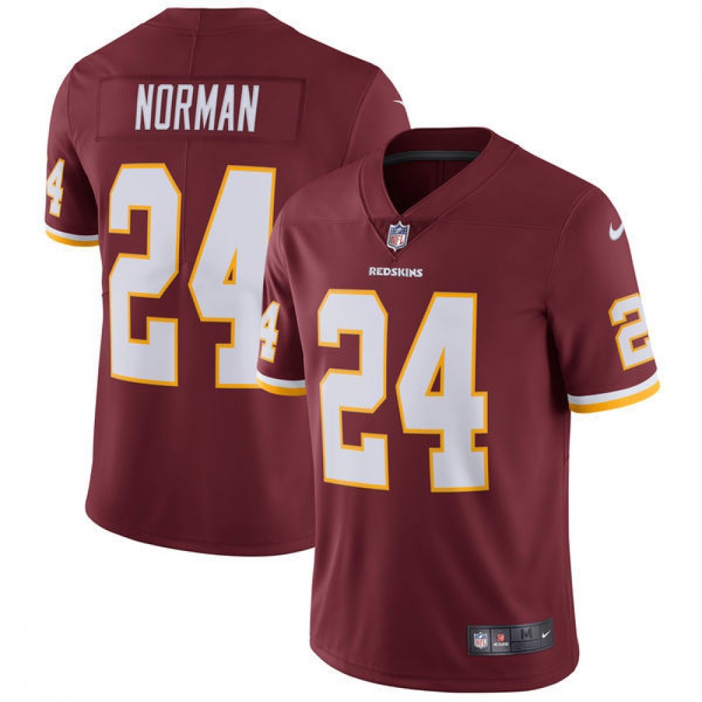 Men's Washington Redskins #24 Josh NormanBurgundy Vapor Untouchable Limited NFL Jersey