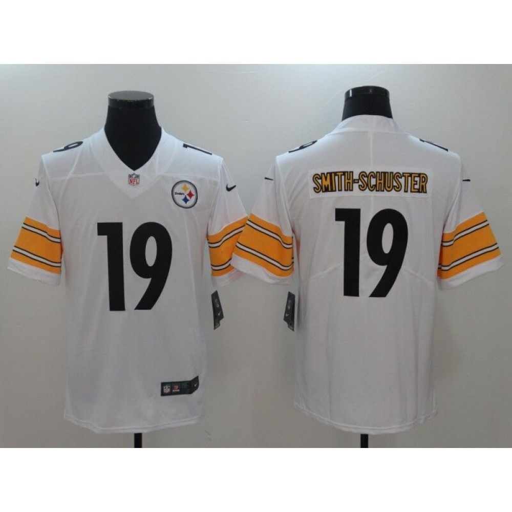 Men'sPittsburgh Steelers #19 JuJu Smith-Schuster White Vapor Untouchable Limited Stitched NFL Jersey