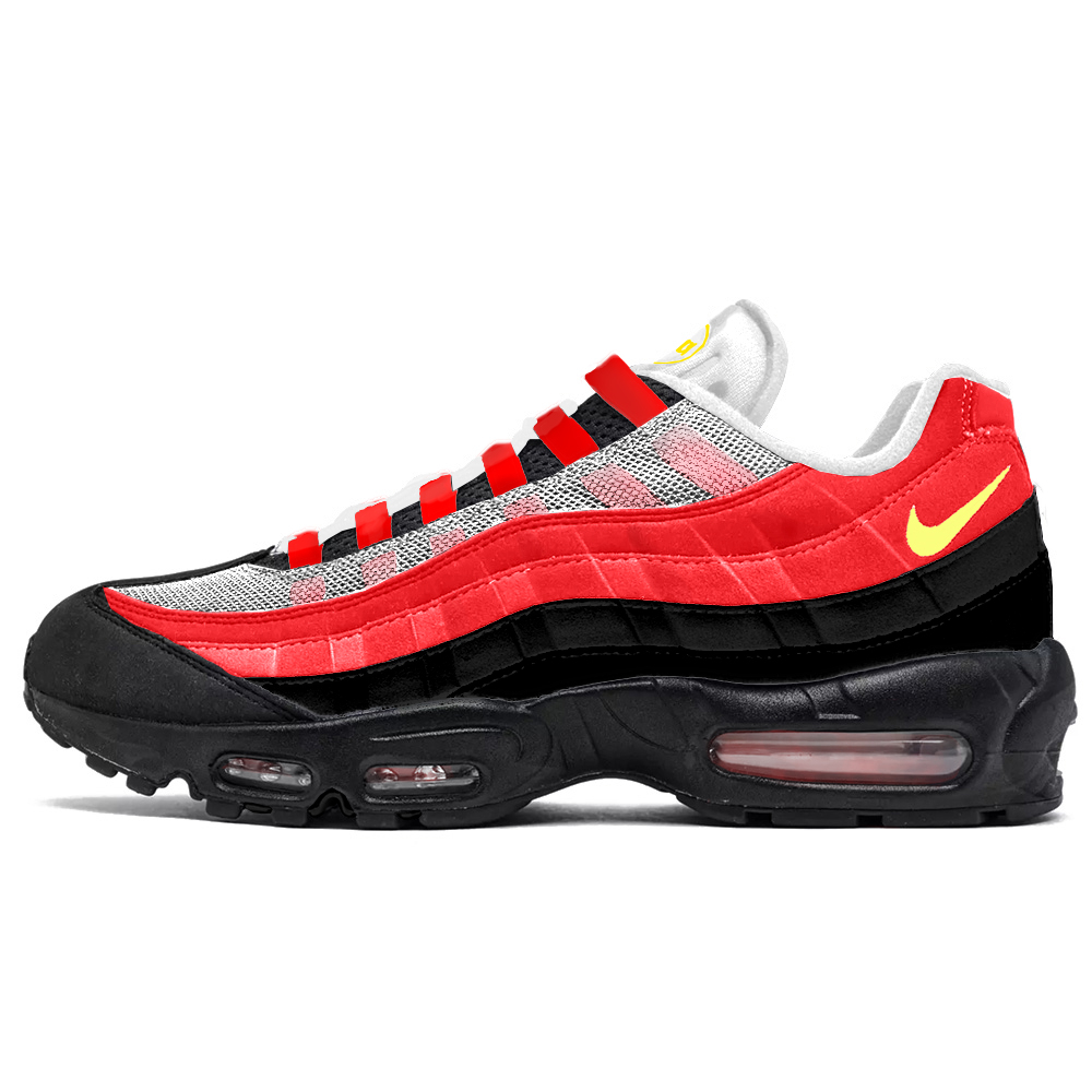 🔥HOT! Unisex Kansas City Chiefs Nike Air Max 95 Team Color Sneakers