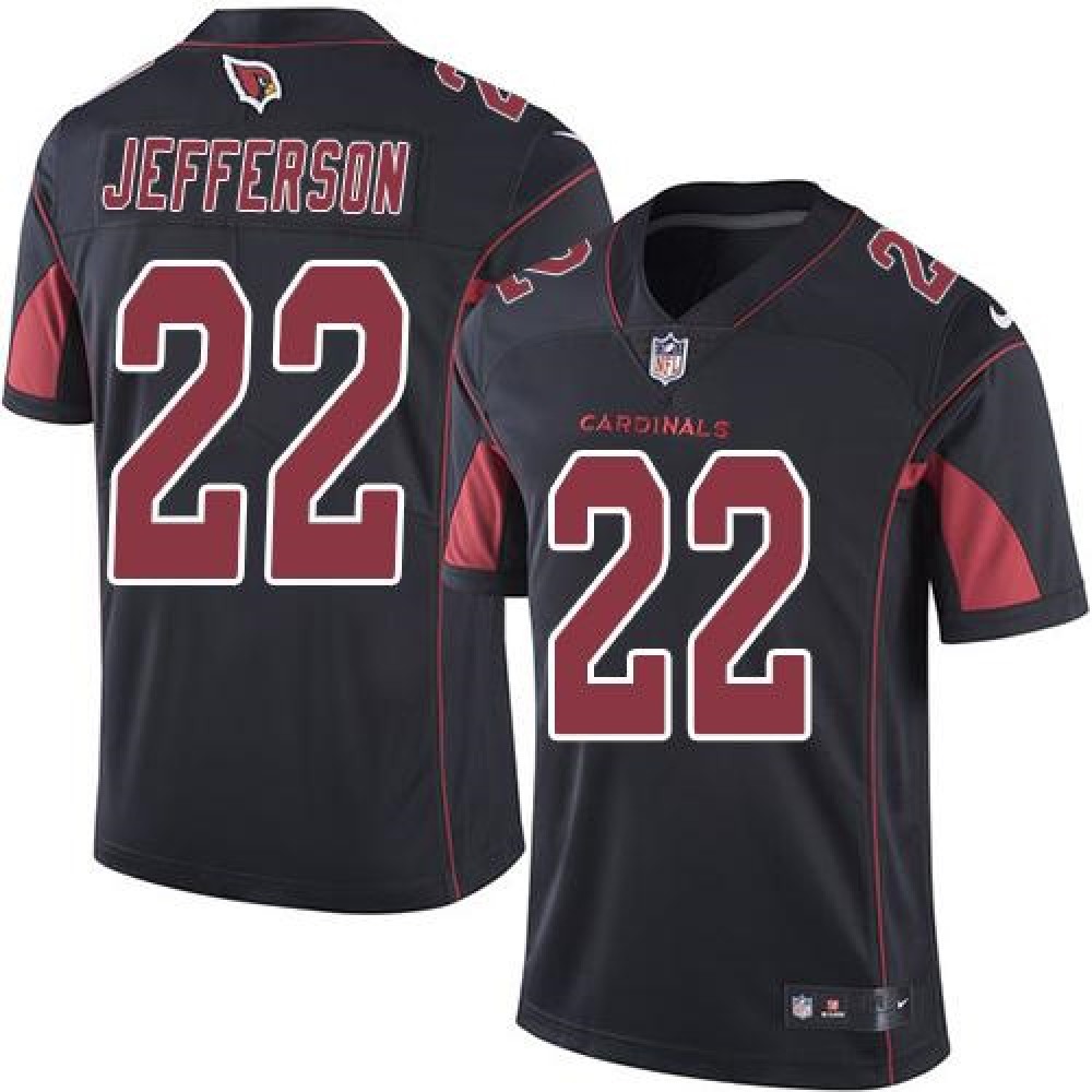 Cardinals #22 Tony Jefferson Black Men's Stitched NFL Limited Rush Jersey