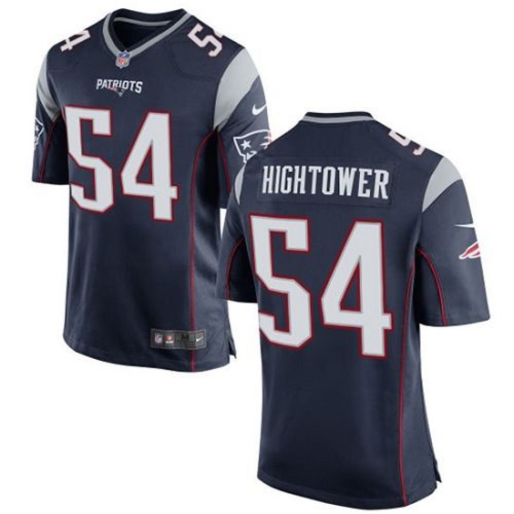 Patriots #54 Dont'a Hightower Navy Blue Team Color Youth Stitched NFL New Elite Jersey