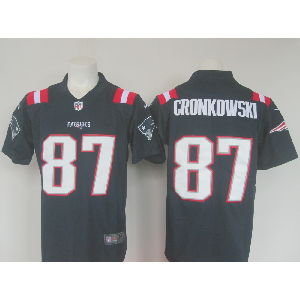 Men'sPatriots #87 Rob GronkowskiNavy Limited Rush Stitched NFL Jersey