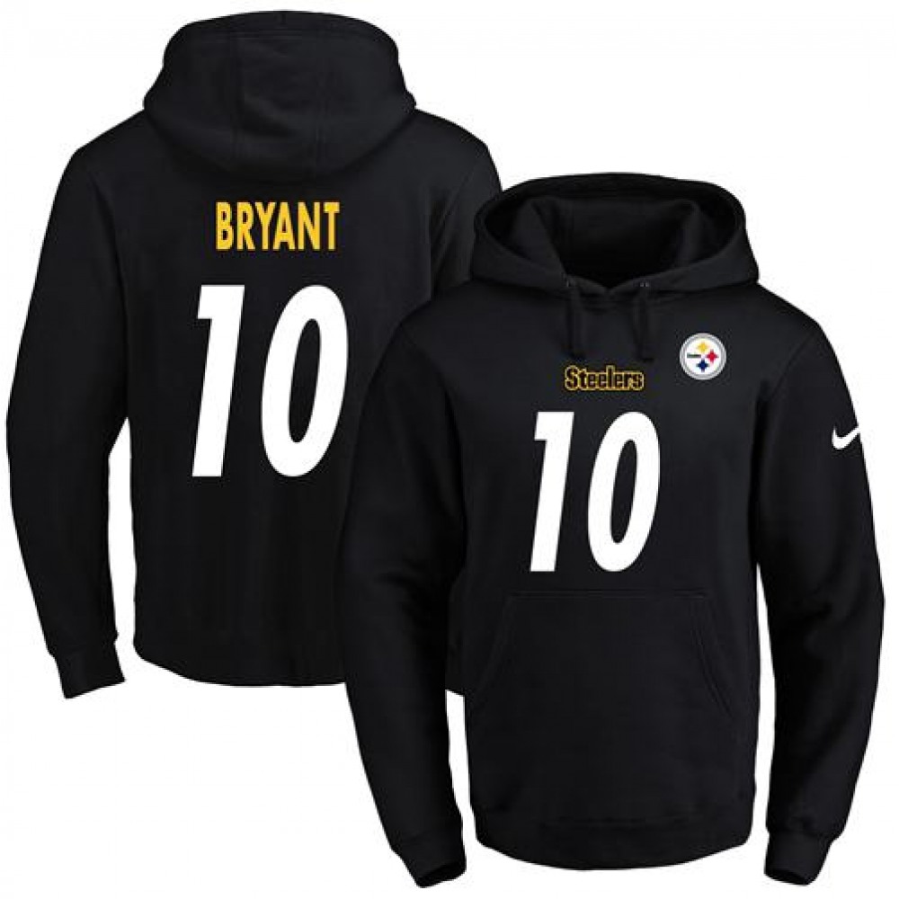 Steelers #10 Martavis Bryant Black Name & Number Pullover NFL Hoodie