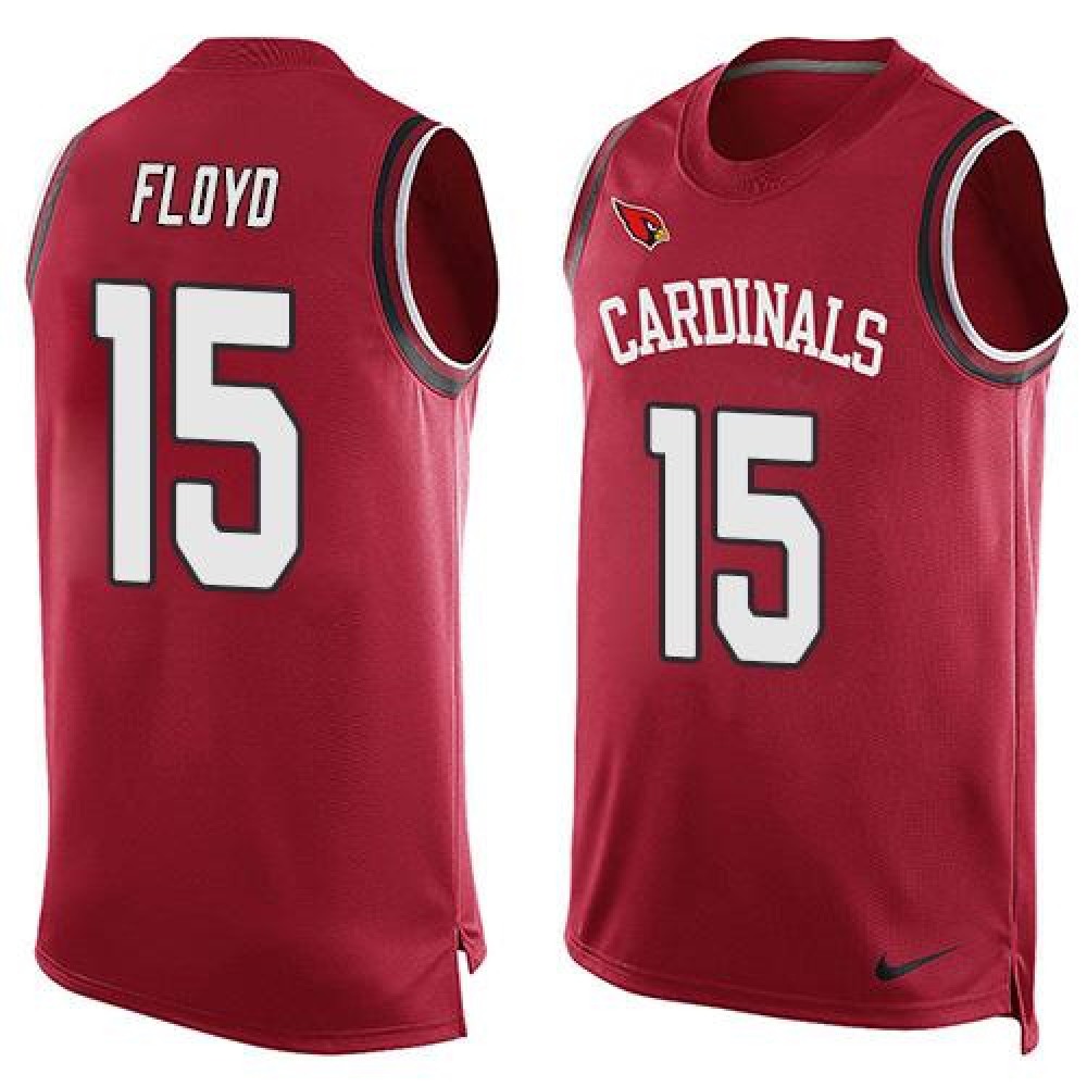 Cardinals #15 Michael Floyd Red Team Color Men's Stitched NFL Limited Tank Top Jersey