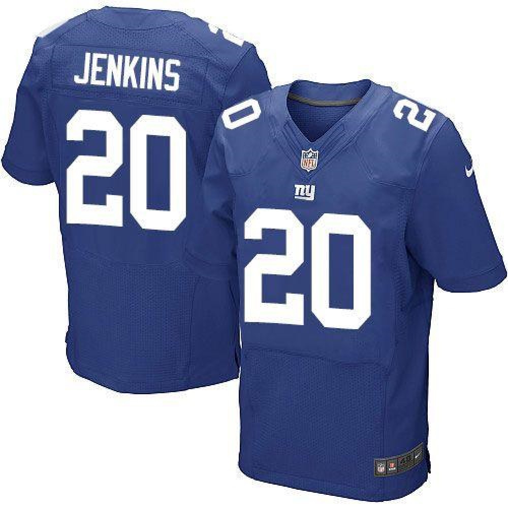 Giants #20 Janoris Jenkins Royal Blue Team Color Men's Stitched NFL Elite Jersey