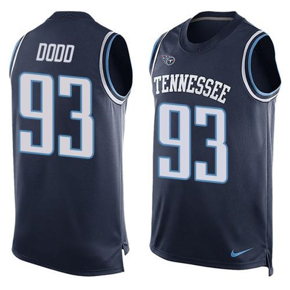 Titans #93 Kevin Dodd Navy Blue Alternate Men's Stitched NFL Limited Tank Top Jersey