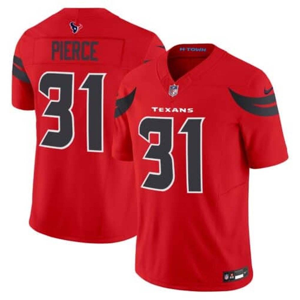 Men'sDameon Pierce Red Houston Texans #31 Vapor F.U.S.E. Limited Jersey