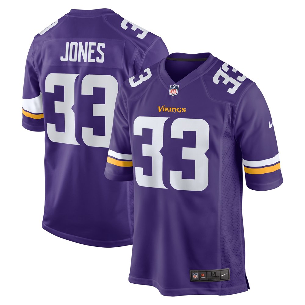 Men's Minnesota Vikings Aaron JonesPurple Game Player Jersey