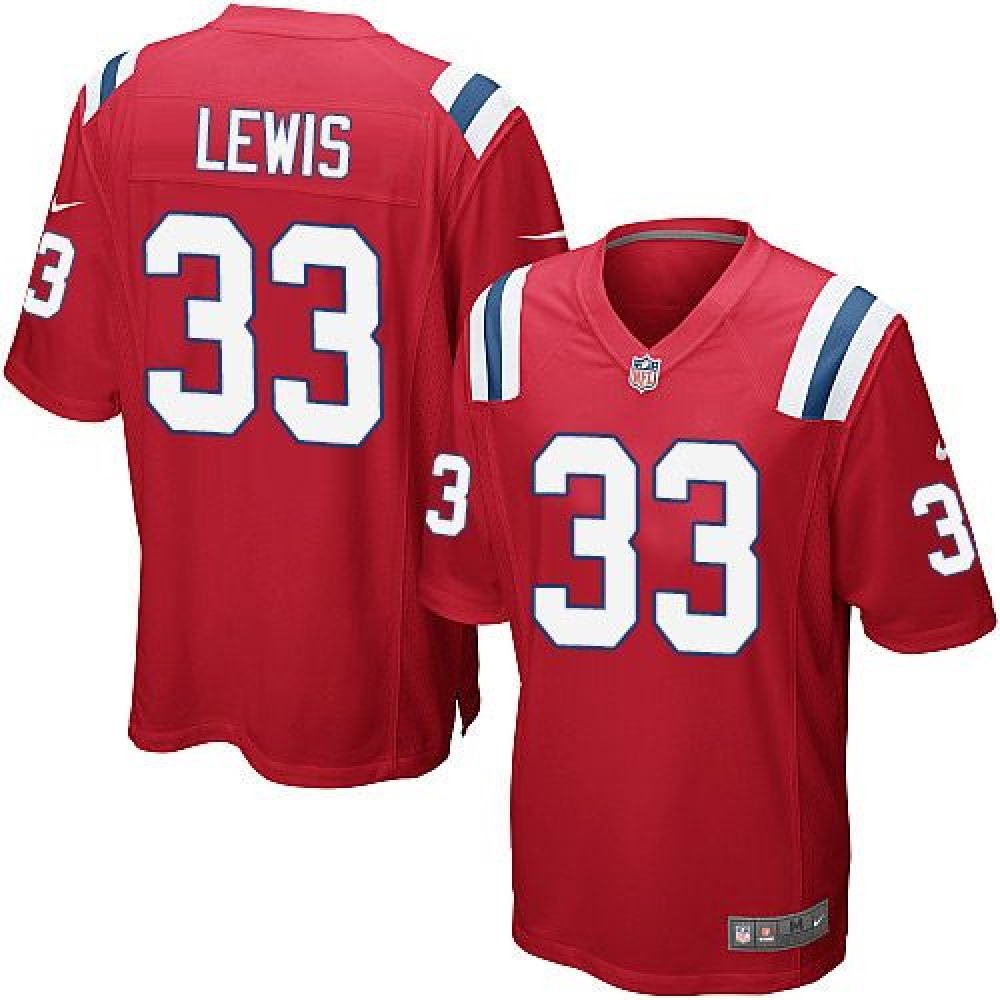 Patriots #33 Dion Lewis Red Alternate Youth Stitched NFL Elite Jersey