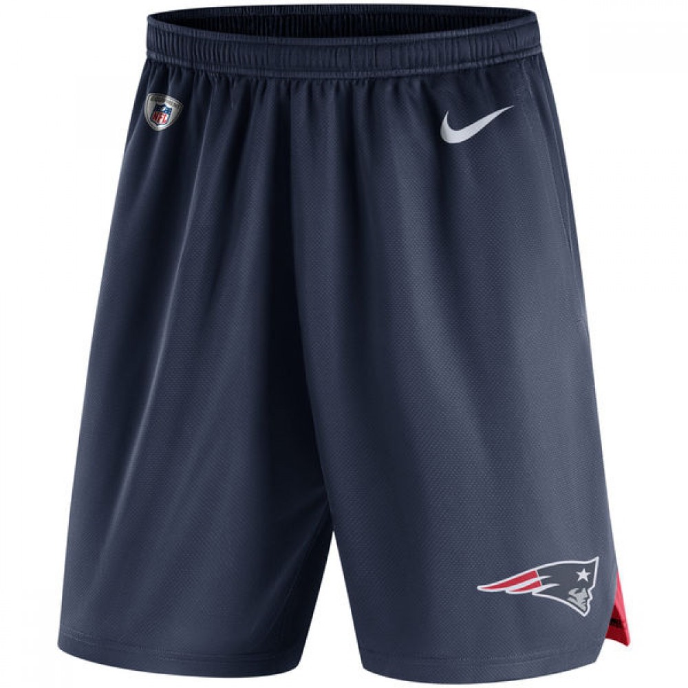 Men's New England PatriotsNavy Knit Performance Shorts