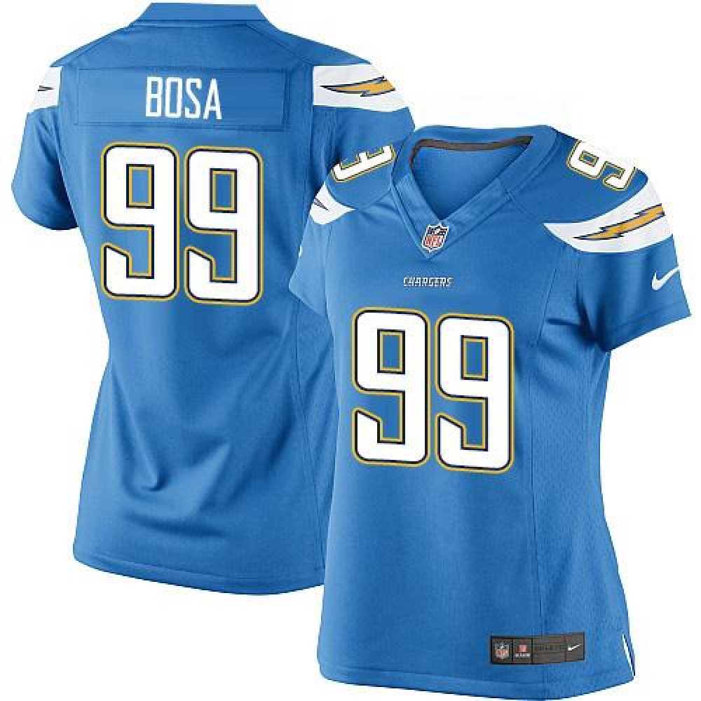 Chargers #99 Joey Bosa Electric Blue Alternate Women's Stitched NFL New Limited Jersey