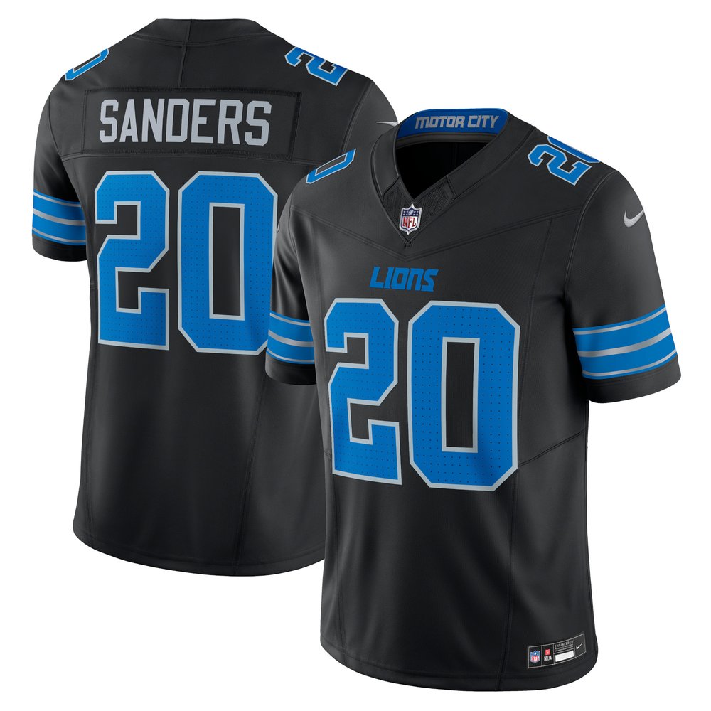 Men's Detroit Lions #20 Barry SandersBlack 2nd Alternate Vapor F.U.S.E. Limited Jersey