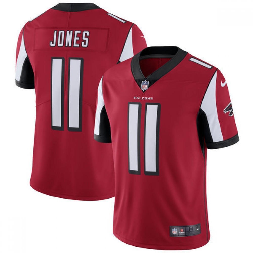 Men's Atlanta Falcons #11 Julio JonesRed Vapor Untouchable Limited Stitched NFL Jersey