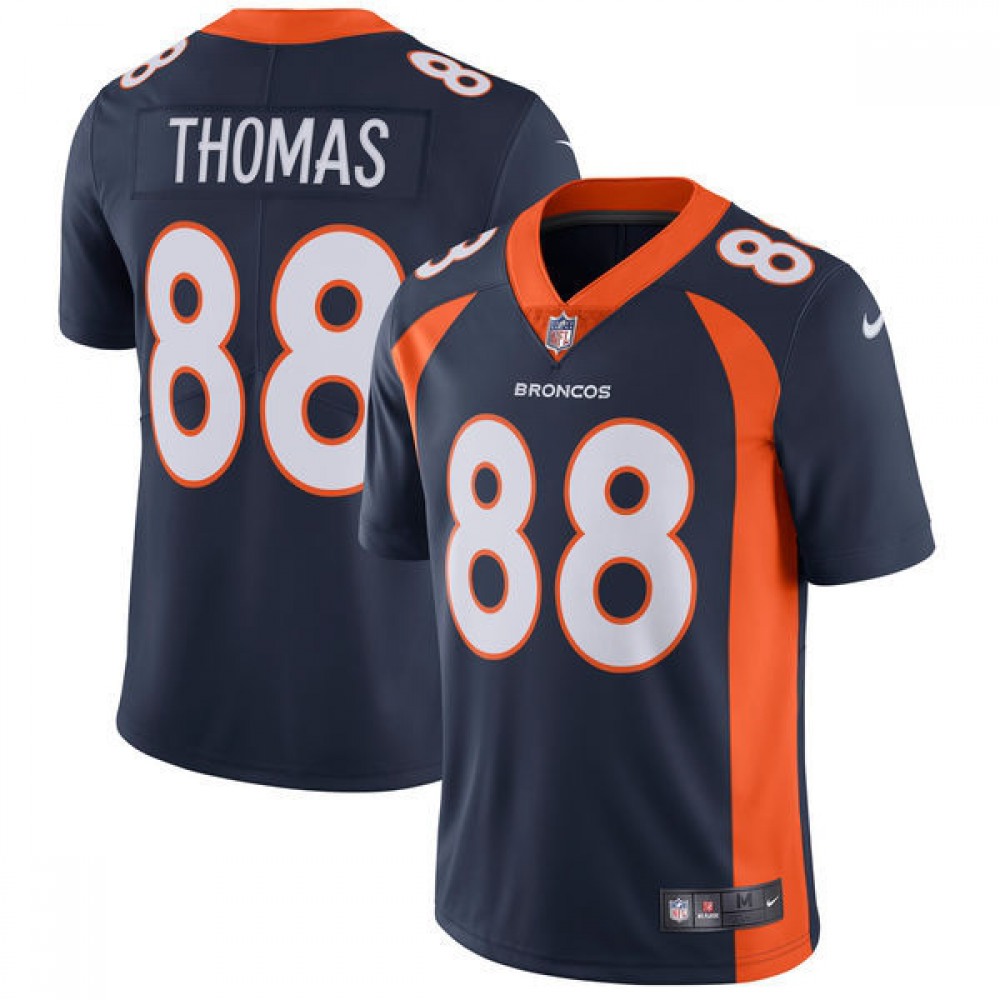 Men's Denver Broncos #88 Demaryius ThomasNavy Vapor Untouchable Limited Stitched NFL Jersey