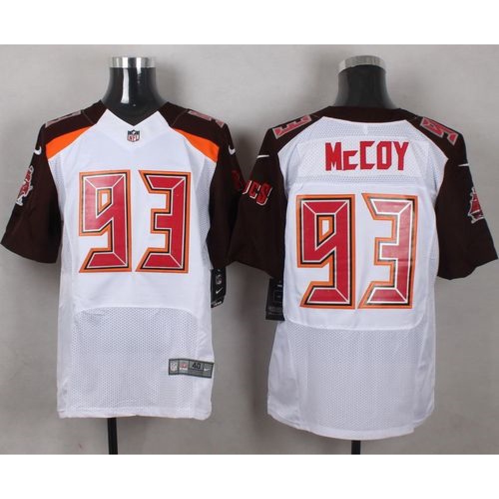 Buccaneers #93 Gerald McCoy White Men's Stitched NFL New Elite Jersey