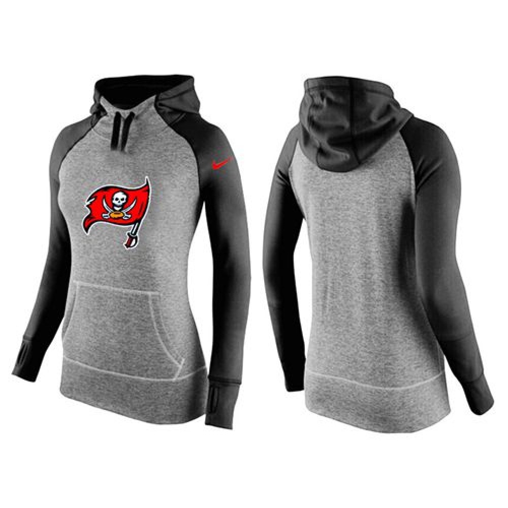 Women'sTampa Bay Buccaneers Performance Hoodie Grey & Black