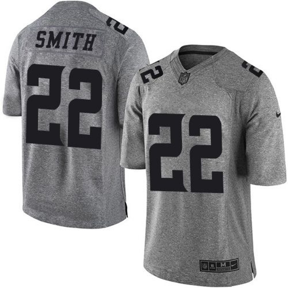 Vikings #22 Harrison Smith Gray Men's Stitched NFL Limited Gridiron Gray Jersey
