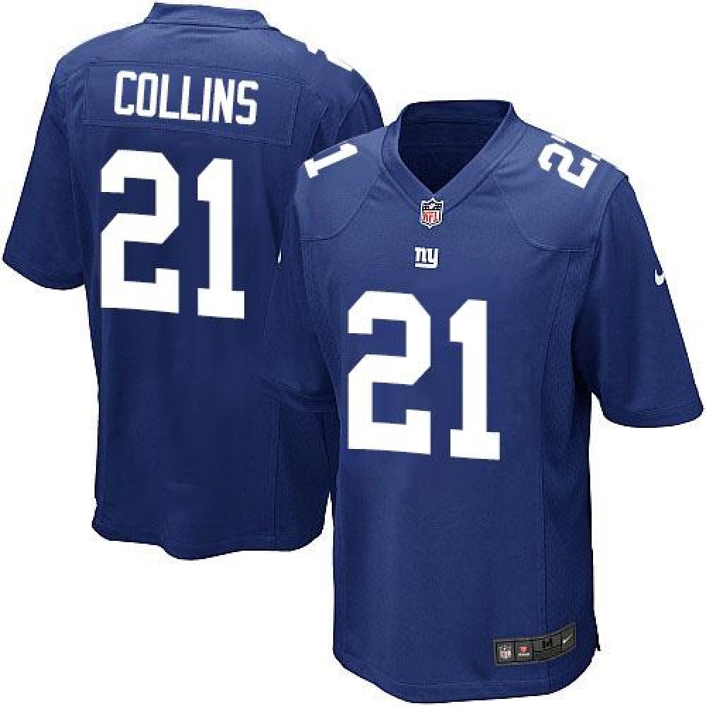 Giants #21 Landon Collins Royal Blue Team Color Youth Stitched NFL Elite Jersey