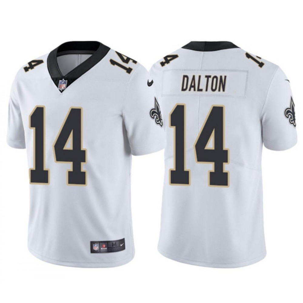 Men's New Orleans Saints #14 Jalen Dalton White Vapor Limited Stitched Jersey