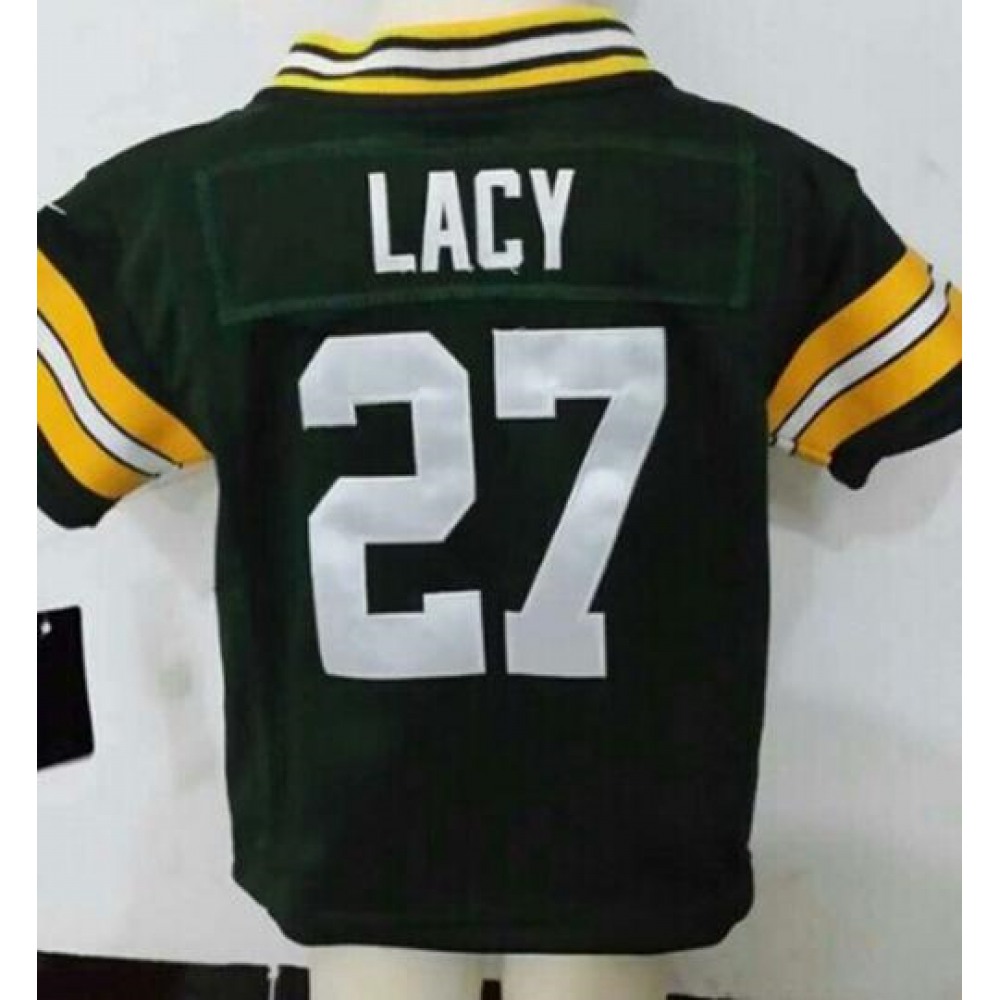 ToddlerPackers #27 Eddie Lacy Green Team Color Stitched NFL Elite Jersey