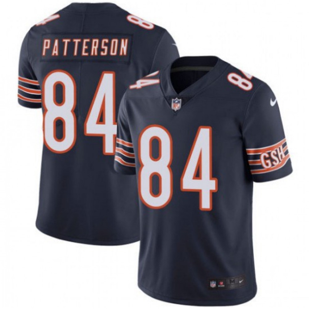 Men's Chicago Bears #84 Cordarrelle Patterson Navy Blue Vapor Untouchable Limited Stitched NFL Jersey