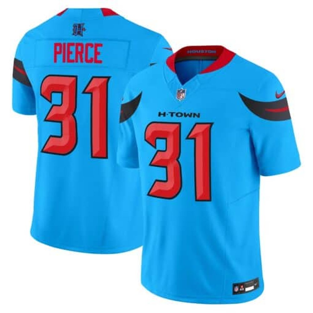 Men'sDameon Pierce Blue Houston Texans #31 Vapor F.U.S.E. Limited Jersey