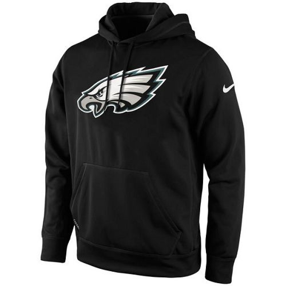 Men's Philadelphia EaglesBlack KO Logo Essential Hoodie