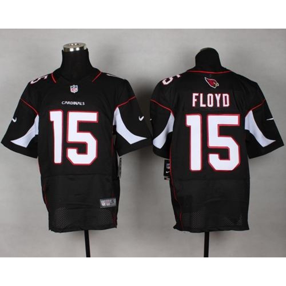 Cardinals #15 Michael Floyd Black Alternate Men's Stitched NFL Elite Jersey
