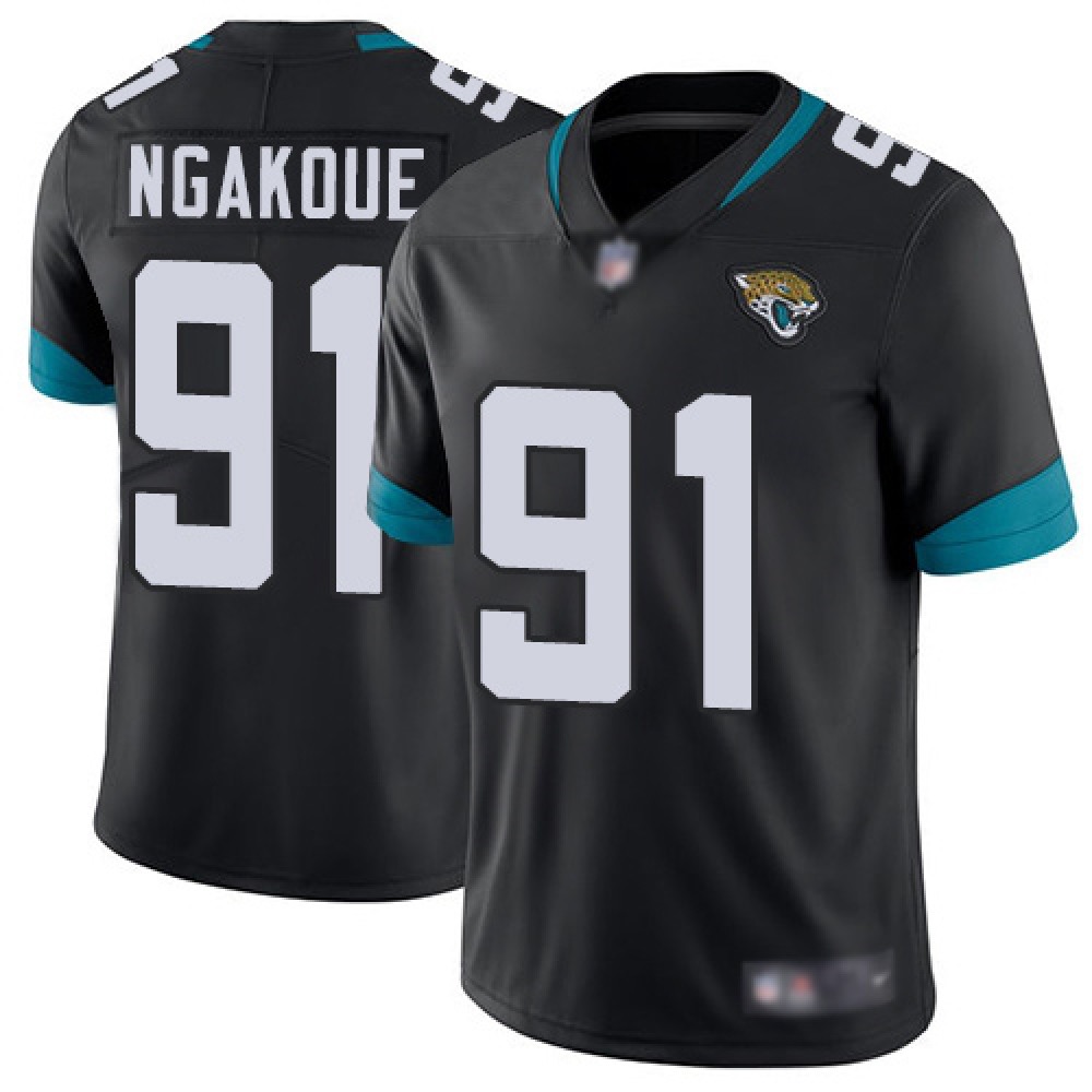 Men's Jacksonville Jaguars#91 Yannick Ngakoue Black Vapor Untouchable Limited Stitched NFL Jersey