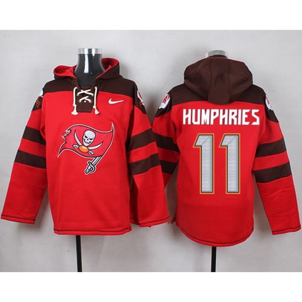 Buccaneers #11 Adam Humphries Red Player Pullover NFL Hoodie