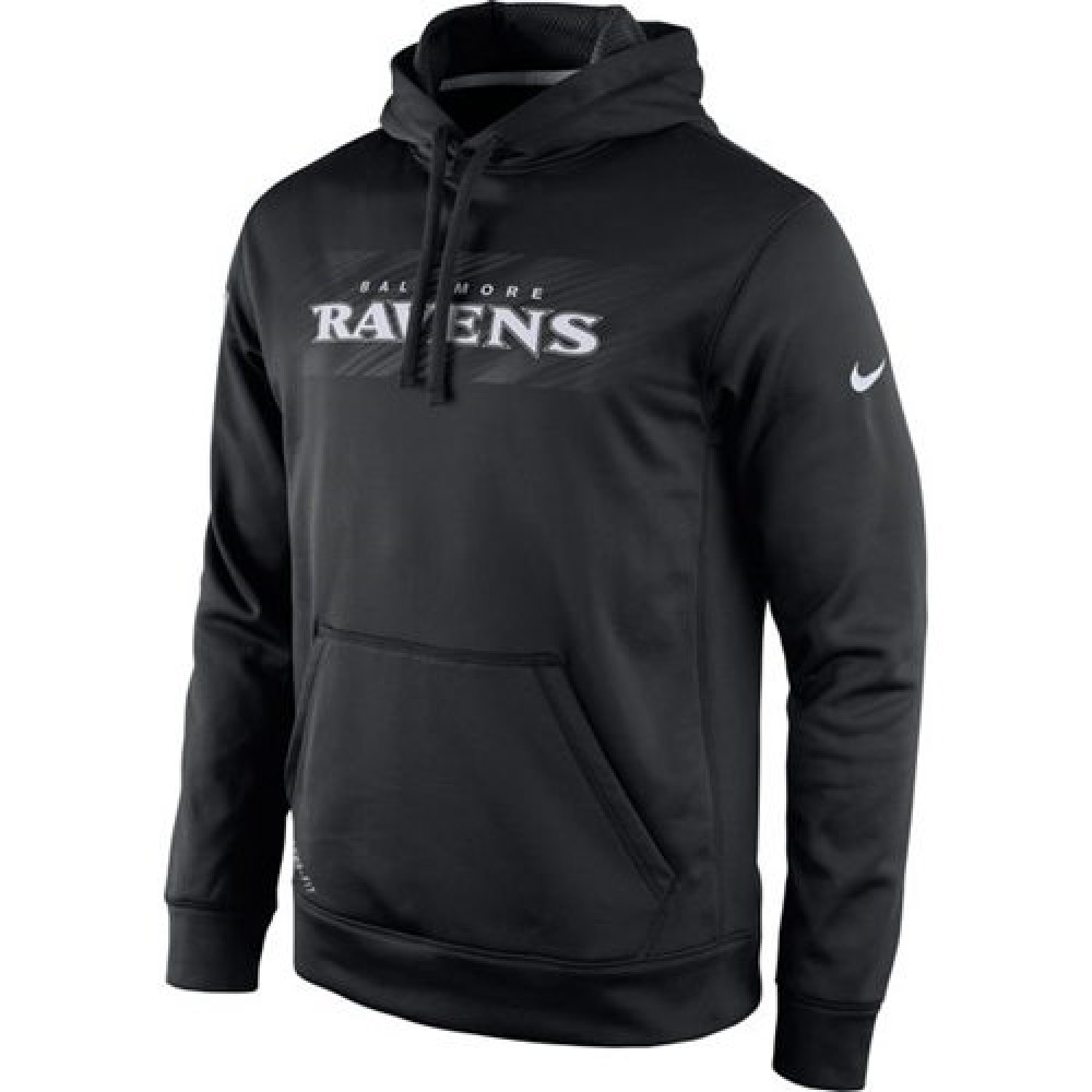 Baltimore RavensKO Speed Wordmark Performance Hoodie Black