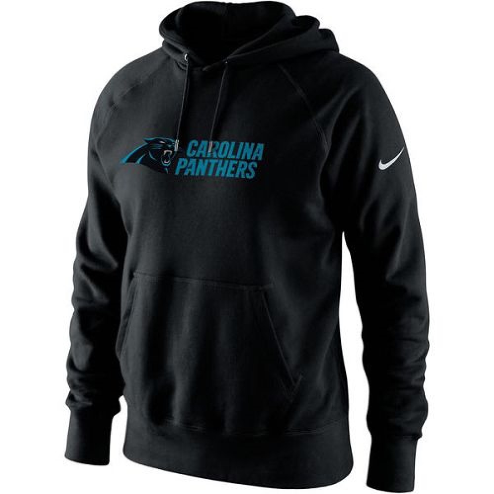 Men's Carolina PanthersBlack Lockup Pullover Hoodie