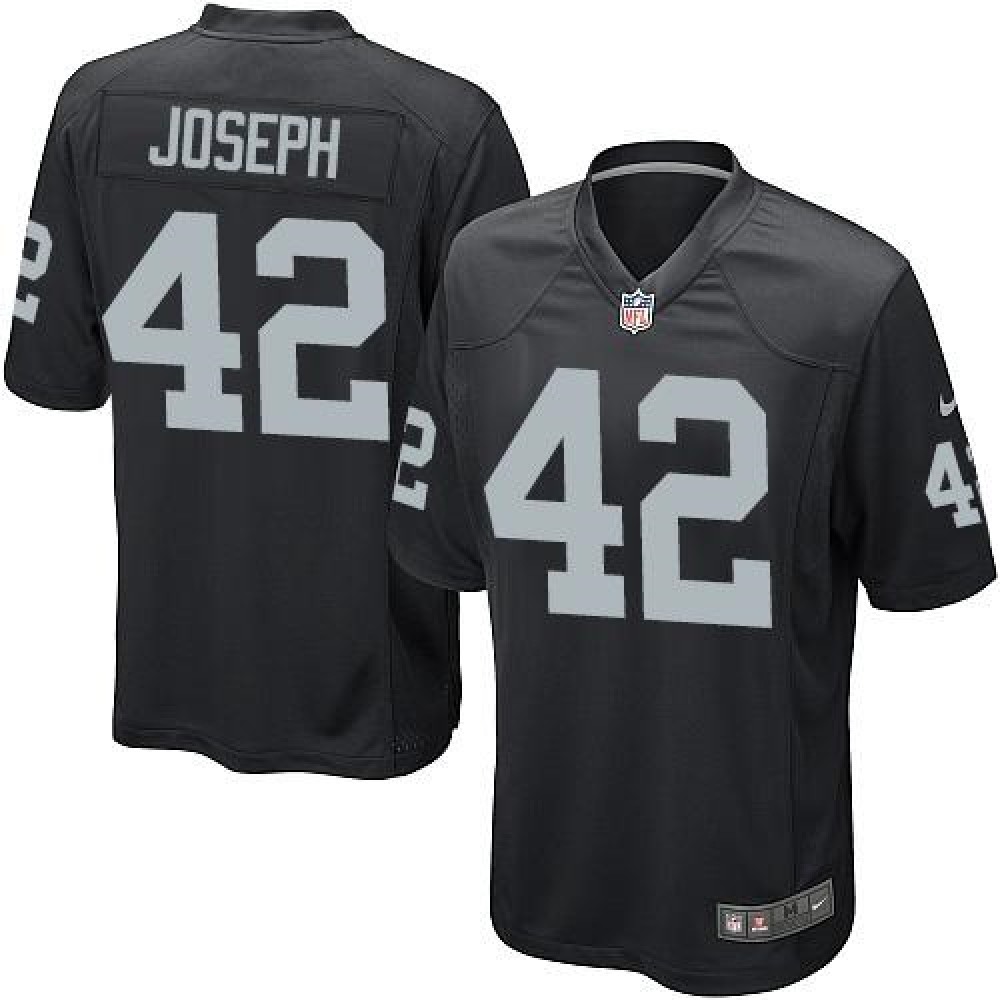 Raiders #42 Karl Joseph Black Team Color Youth Stitched NFL Elite Jersey