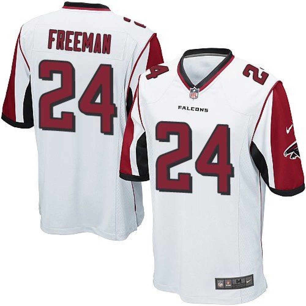 Falcons #24 Devonta Freeman White Youth Stitched NFL Elite Jersey