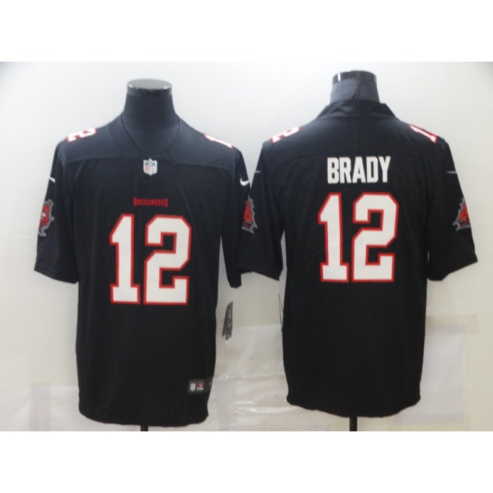 Men's Tampa Bay Buccaneers #12 Tom Brady New Black 2021Limited Stitched Jersey