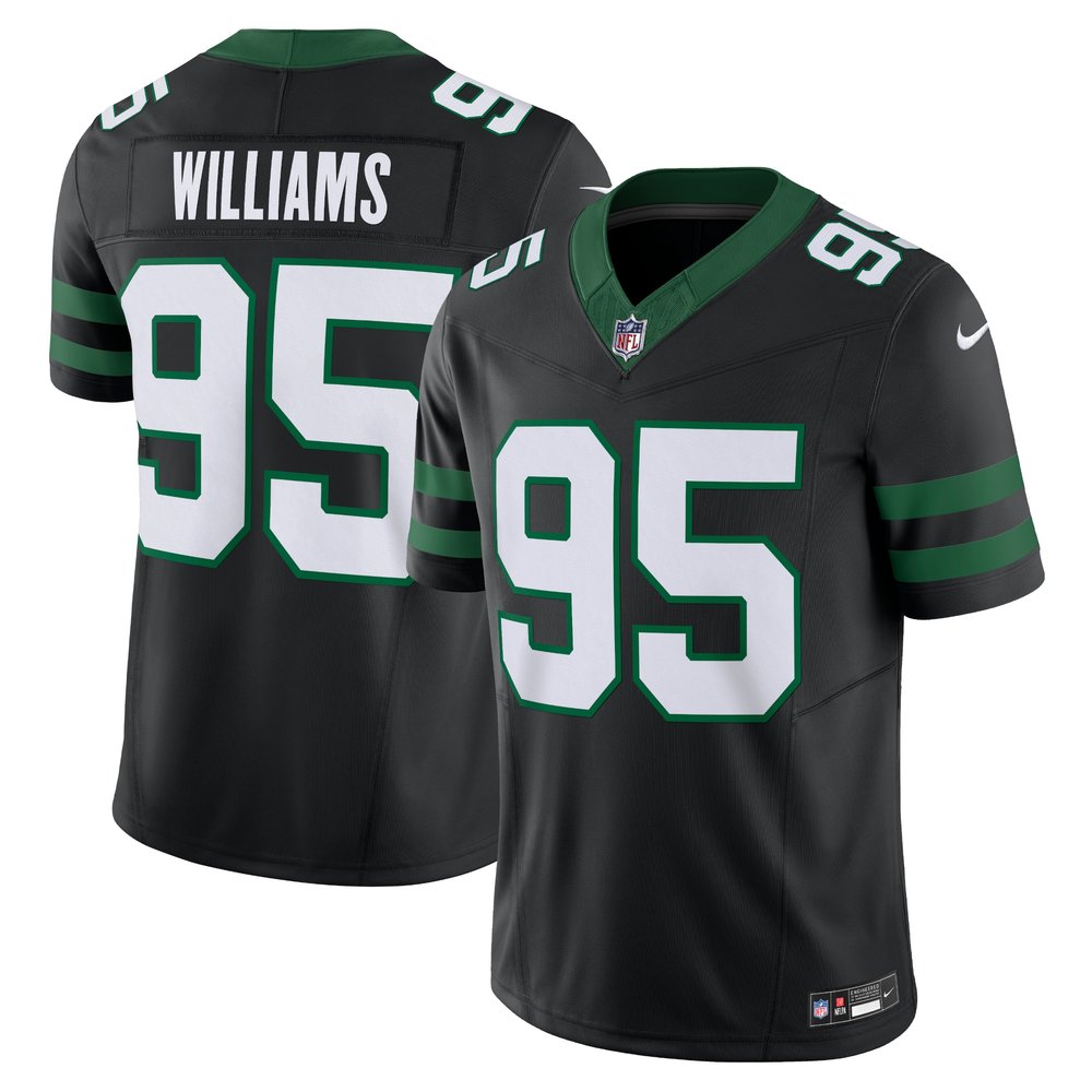 Men's New York Jets Quinnen WilliamsLegacy Black Alternate Vapor F.U.S.E. Limited Jersey
