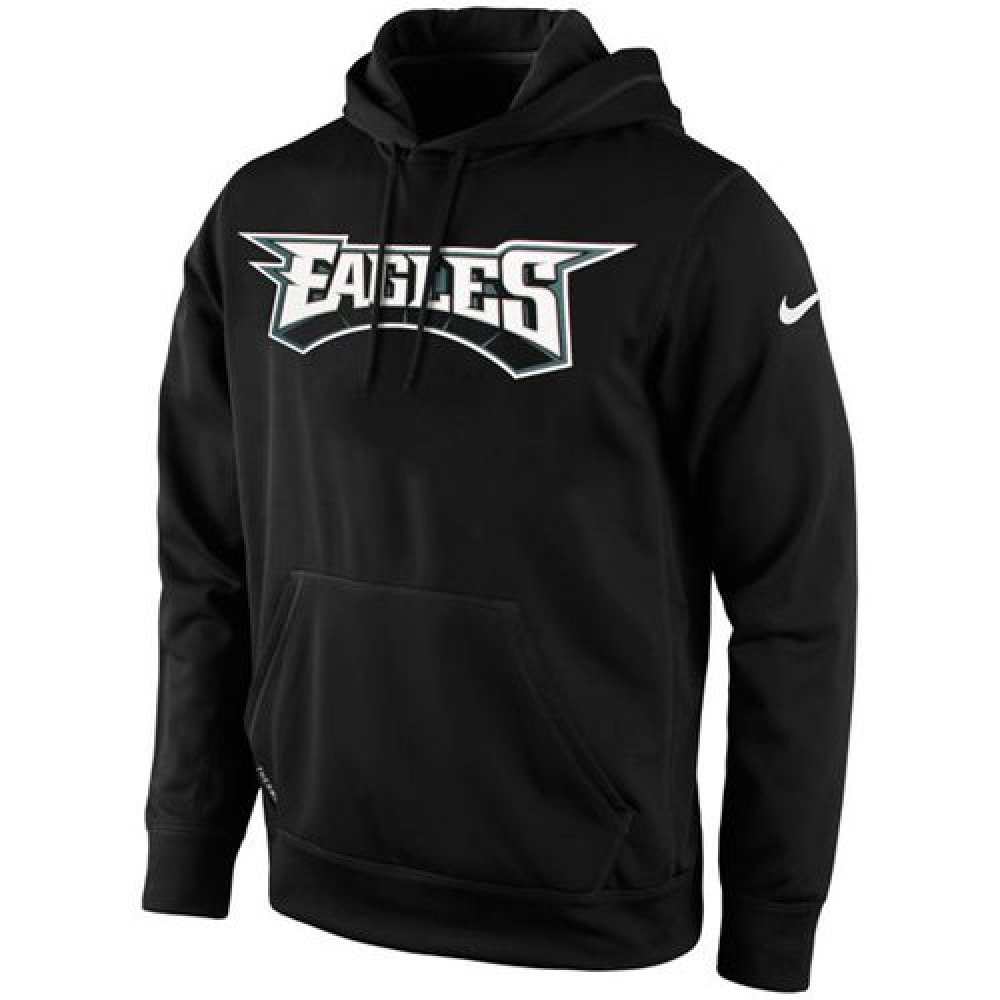 Philadelphia EaglesKO Wordmark Performance Hoodie Black