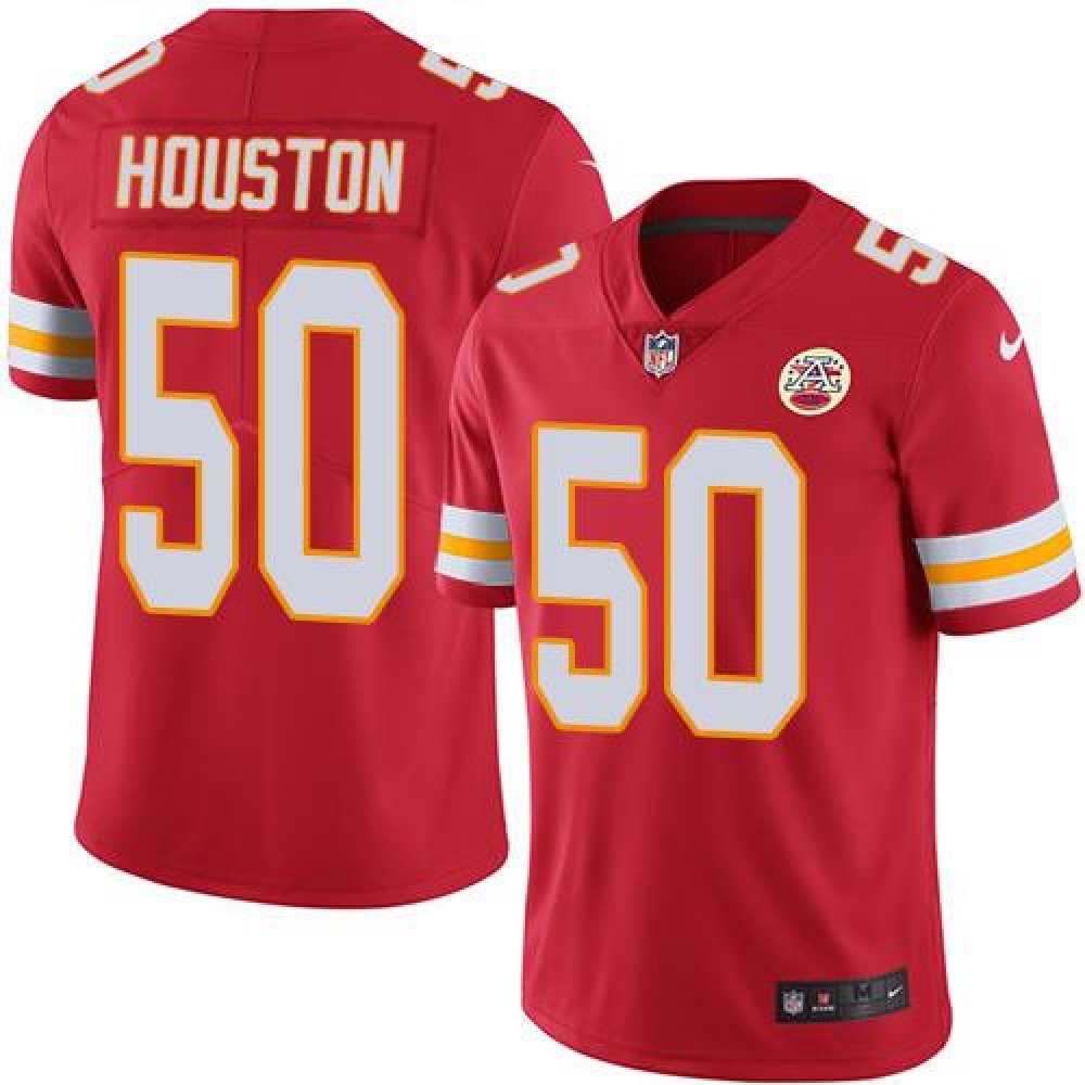 Chiefs #50 Justin Houston Red Men's Stitched NFL Limited Rush Jersey