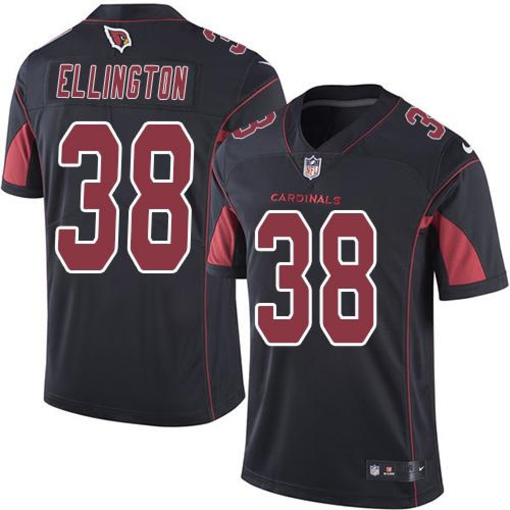 Cardinals #38 Andre Ellington Black Youth Stitched NFL Limited Rush Jersey