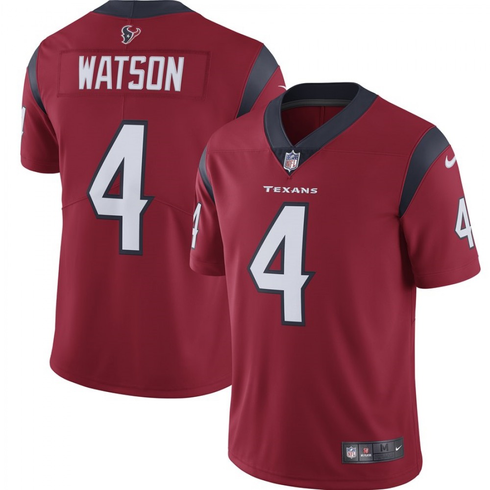 Men's Houston Texans#4 Deshaun Watson 2019 Red Vapor Untouchable Limited Stitched NFL Jersey