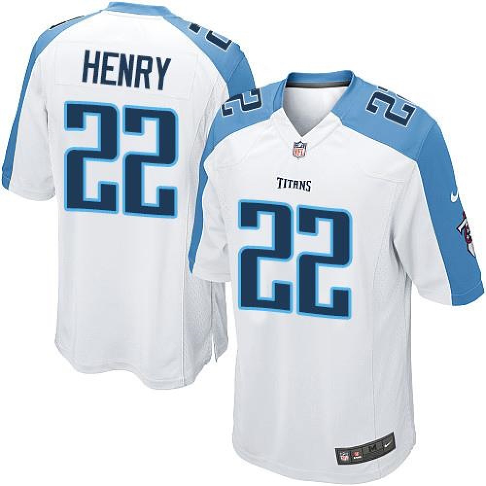 Titans #22 Derrick Henry White Youth Stitched NFL Elite Jersey