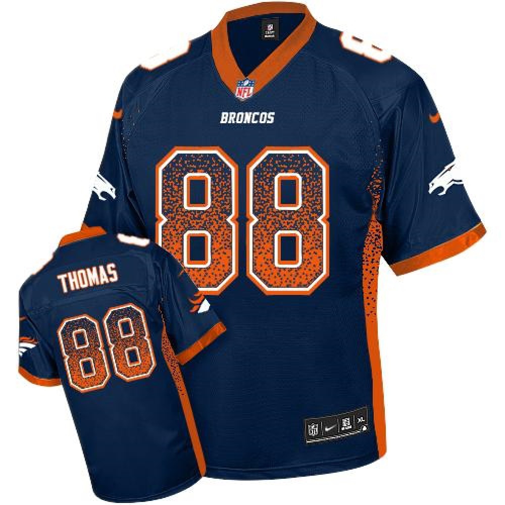 Broncos #88 Demaryius Thomas Blue Alternate Youth Stitched NFL Elite Drift Fashion Jersey