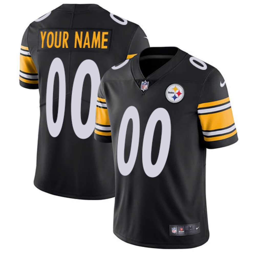 Youth Pittsburgh Steelers Black ACTIVE PLAYER Custom Stitched Jersey